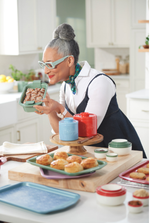 Carla Hall with Sweet Heritage Products