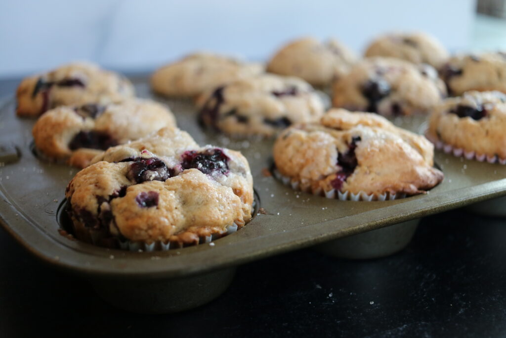blueberry cherry muffin recipe