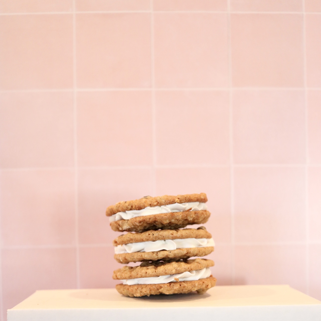 Oatmeal Cookie Sandwiches with Buttercream Filling
